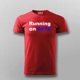 Running On GPT4 T-shirt For Men