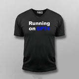 Running On GPT4 T-shirt For Men