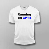 Running On GPT4 T-shirt For Men