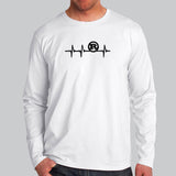 Rust Programming Heartbeat T-Shirt For Men