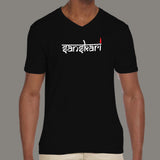 Sanskari Indian Desi Boy Hindi Funny V Neck T-Shirt india