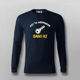 Key To Happiness Sanu Ki Hindi T-shirt For Men
