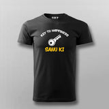 Key To Happiness Sanu Ki Hindi T-shirt For Men Online India
