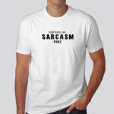 Certified 100% Sarcasm Free T-shirt For Men