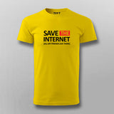 SAVE THE INTERNET T-shirt For Men