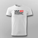 SAVE THE INTERNET T-shirt For Men Online Teez