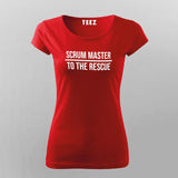 Scrum Master to the Rescue Agile T-Shirt