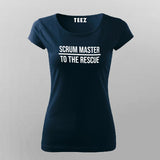 Scrum Master to the Rescue Agile T-Shirt