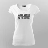 Scrum Master to the Rescue Agile T-Shirt
