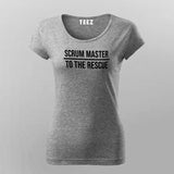 Scrum Master to the Rescue Agile T-Shirt