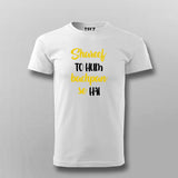 SHAREEF TO HUM BACHPAN SE HAI Hindi T-shirt For Men Online Teez