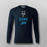 SHOCK LAGA Hindi Funny T-shirt For Men
