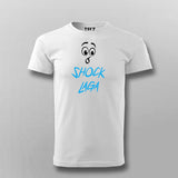 SHOCK LAGA Hindi Funny T-shirt For Men