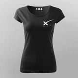 Spacex Chest Logo T-Shirt For Women Online Teez