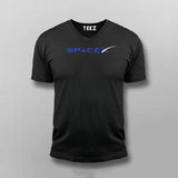 Spacex V-neck T-shirt For Men Online India
