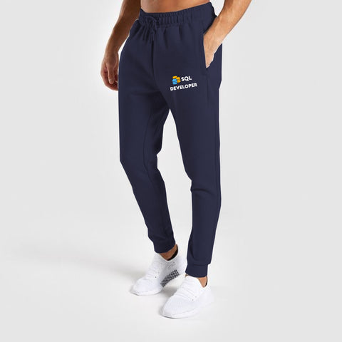 SQL Developer Jogger Track Pants With Zip for Men