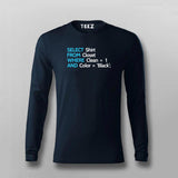 SQL Programmers Funny T-shirt For Men