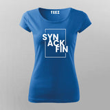 SYNACKFIN Logo T-Shirt For Women