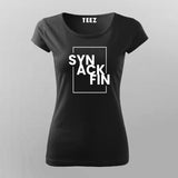 SYNACKFIN Logo T-Shirt For Women