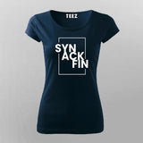 SYNACKFIN Logo T-Shirt For Women