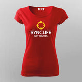 SYNCLIFE Not Devices Programmers T-Shirt For Women