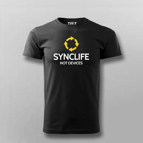 SYNCLIFE Not Devices Programmers T-shirt For Men  Online India