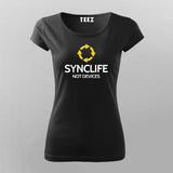 SYNCLIFE Not Devices Programmers T-Shirt For Women Online India