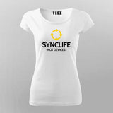 SYNCLIFE Not Devices Programmers T-Shirt For Women Online Teez