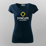 SYNCLIFE Not Devices Programmers T-Shirt For Women