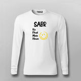 Sabr Ka Phal Mein Houn Funny T-shirt For Men