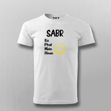 Sabr Ka Phal Mein Houn Funny T-shirt For Men