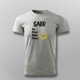 Sabr Ka Phal Mein Houn Funny T-shirt For Men