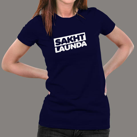 Zakir Khan Sakht Launda T-Shirt For Women Online India