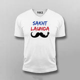 Sakht Launda Vneck T-Shirt For Men Online India
