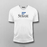 Sap Sybase Logo V-neck T-shirt For Men Online India
