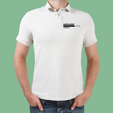 Sarcasm Loading Polo Shirt For Men Online India