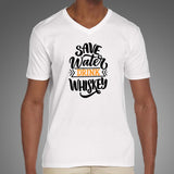 Save Water Drink Whiskey Men's Drinking T-Shirt
