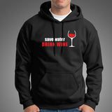 Save Water Drink Wine Men's Wine Lover T-Shirt