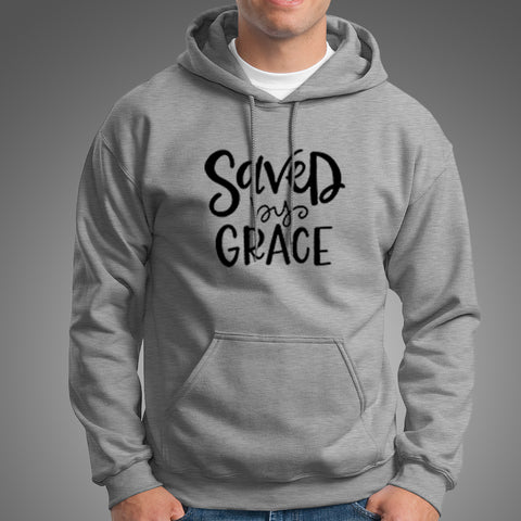 Saved By Grace Hoodies For Men