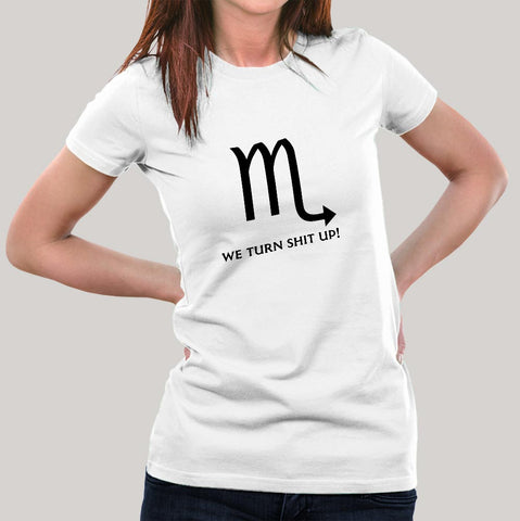 Scorpio Zodiac Sign T-shirts For Women India