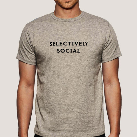 Selectively Social Men's T-shirt