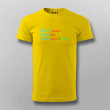Select Success From Life Where Work ='Hard'; SQL Programming T-shirts For Men