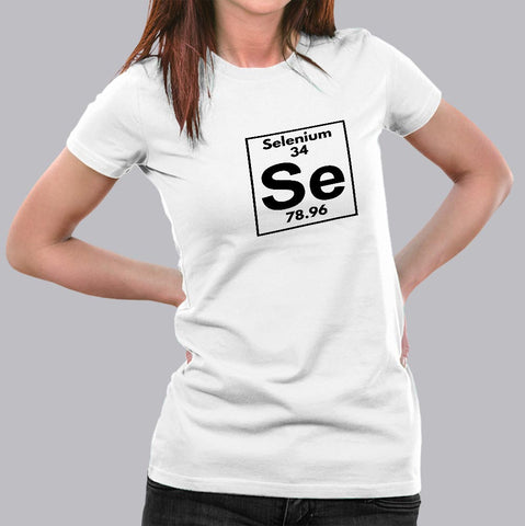 Selenium Periodic Table Of Elements T-Shirt For Women