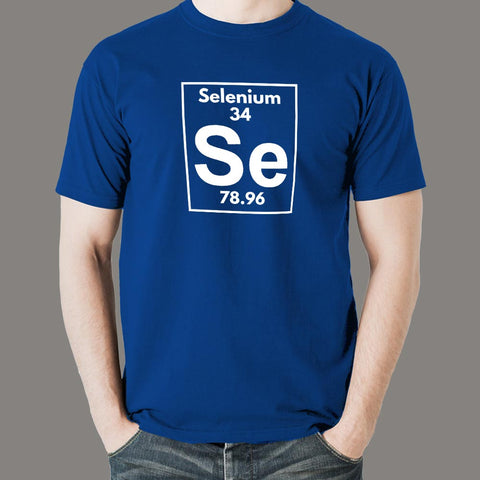 Selenium Periodic Table Of Elements T-Shirt For Men Online India