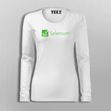 Selenium Framework Full Sleeve T-Shirt For Women Online India