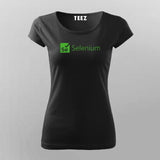 Selenium Framework T-Shirt For Women