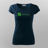 Selenium Framework T-Shirt For Women In India