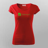 Selenium Framework T-Shirt For Women