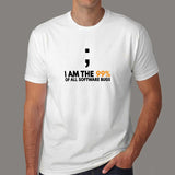 I Am The 99 Percent Of All Software Bugs Funny Programmer T-Shirt For Men
