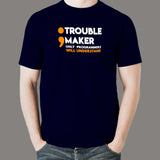 Semicolon Is A Trouble Maker Only Programmer's  Will Understand Men's T-Shirt